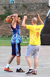 Basketball basket for happiness