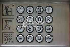 close up of the public pay phone