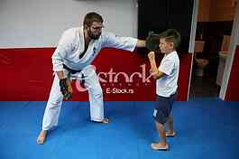 Training Kyokushin karate