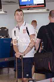 Football team travels to the European Championship in Poland.