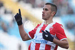 fk crvena zvezda vs fk javor ivanjica. na stadionu Rajka Mitica