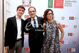 The reception at the Embassy of Italy