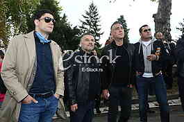 Milan Maric, Bane Obradovic, Zeljko Joksimovic i Aco Pejovic