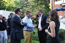 Summer party in the German embassy