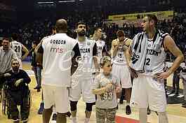 Partizan-Paok, (78:82), basketball game, FIBA league.