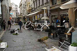 car accident in Knez Mihailova Street