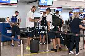 Football team travels to the European Championship in Poland.