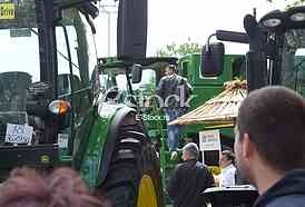 Agricultural machinery at fair