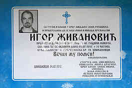 The funeral of Igor Zivanovic 
