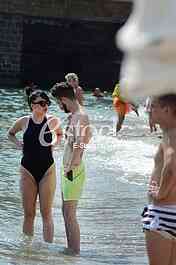 Zeljko Joksimovic daughter with boyfriend, Mina Joksimovic