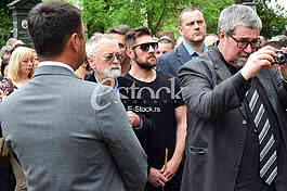 Sreten Karic funeral at New cemetery in Belgrade