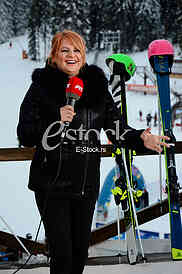 Live  TV show Sarenica with Ana Babic and Slobodan Sarenac, RTS TV station