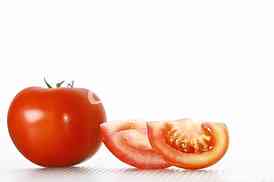 Tomato vegetables pile isolated on white background cutout