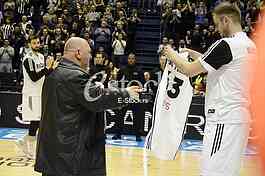 Partizan-Paok, (78:82), basketball game, FIBA league.