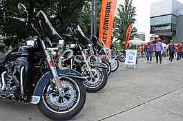Promote and test drive of Harley Davidson
