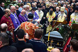 Sreten Karic funeral at New cemetery in Belgrade