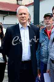 Meeting of the Democratic Party of Serbia in Hercegovacka street