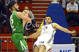 Basketball game between Partizan and Olimpija 