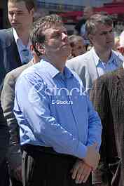 Protest gathering of Serbs
