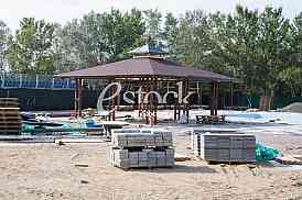 Aqua park construction site, Ada Ciganlija