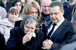 The burial of Desimir Dacic