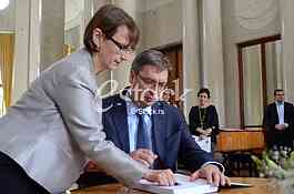 A book of condolences at the Embassy of Republic of France