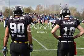 Derby between SBB Vukovi Beograd and Wild Boars Kragujevac