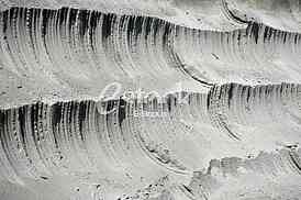Close-up of Copper Mine Open Pit Excavation