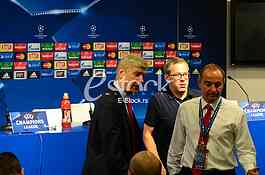 Press conference after the match of UCL