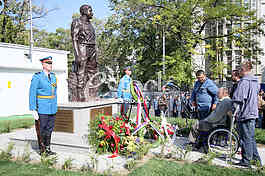 The monument to Major Milan Tepic