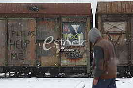 Refugees in Serbia during the winter