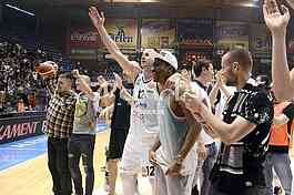  Partizan-Red Star, basketball derby game.
