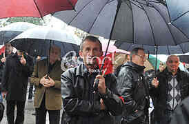 Strike of trade unions of public employees
