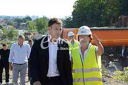 Beginning of construction in Prokop, Sinisa Mali
