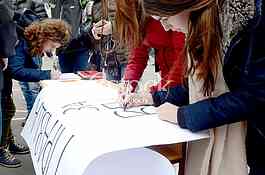  Protest 14th Belgrade High School students