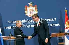 Vladimir Putin in Belgrade