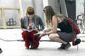 Film shooting ''Dwarfs from the front pages''.
