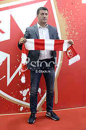 At a press conference at the 