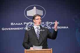 press conference,Aleksandar Vucic