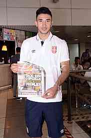 Football team travels to the European Championship in Poland.