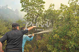 Fire in Montenegro