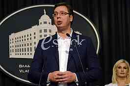 Serbian Prime Minister Aleksandar Vucic. Premijer Srbije Aleksandar Vučić