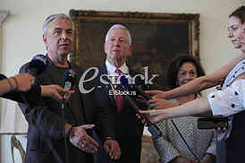 Miodrag Popovic, NJKV prestolonaslednik Aleksandar Karadjordjevic i princeza Katarina Karadjordjevic