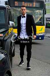 the wedding of goalkeeper Vladimir Stojkovic
