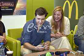 Press conference for the cartoon Hotel Transylvania third part