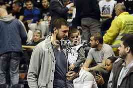 Partizan-Paok, (78:82), basketball game, FIBA league.