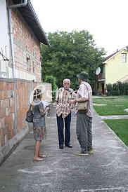 Burning a fire in the Zemun