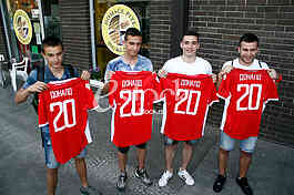 micel donald, fudbaler crvene zvezde