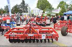 Agricultural machinery at fair