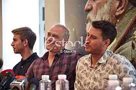 Movie King Peter the First, press conference